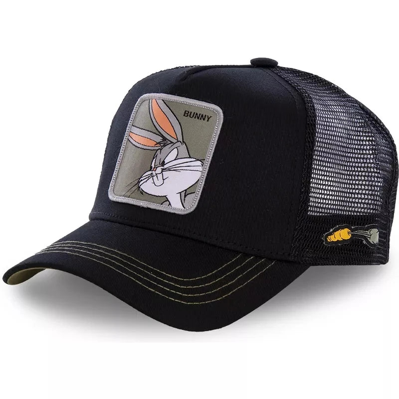 High Quality Brand Anime Cartoon Snapback Cotton Baseball Cap Men