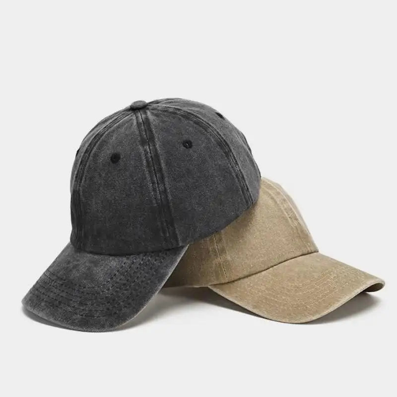 Baseball Cap Washed Cotton Men Women Snapback Hat Vintage Hip Hop Caps