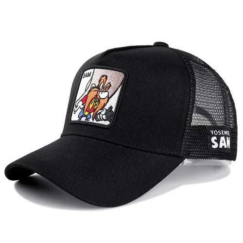 High Quality Brand Anime Cartoon Snapback Cotton Baseball Cap Men