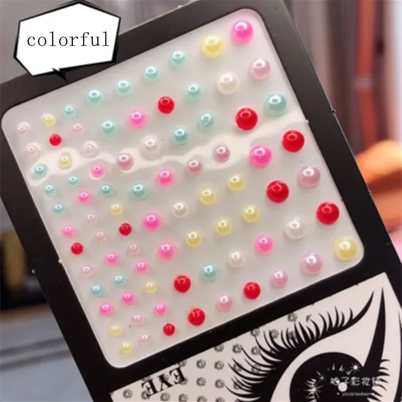 Glitter Face Jewelry Sticker Face Jewels Diamond Makeup Art Eyeliner Temporary Tattoo Party Bady Makeup Tools Eye Rhinestones