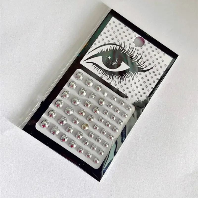 Glitter Face Jewelry Sticker Face Jewels Diamond Makeup Art Eyeliner Temporary Tattoo Party Bady Makeup Tools Eye Rhinestones