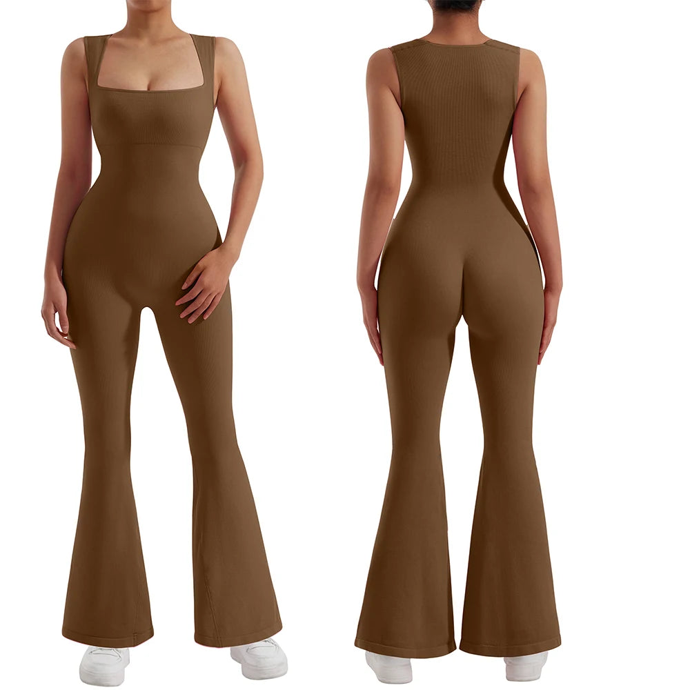 Women Bodysuit Jumpsuit All Season Romper Overalls Sportswear Fashion Streetwear Overalls One Piece Fitness Sports Bodysuits