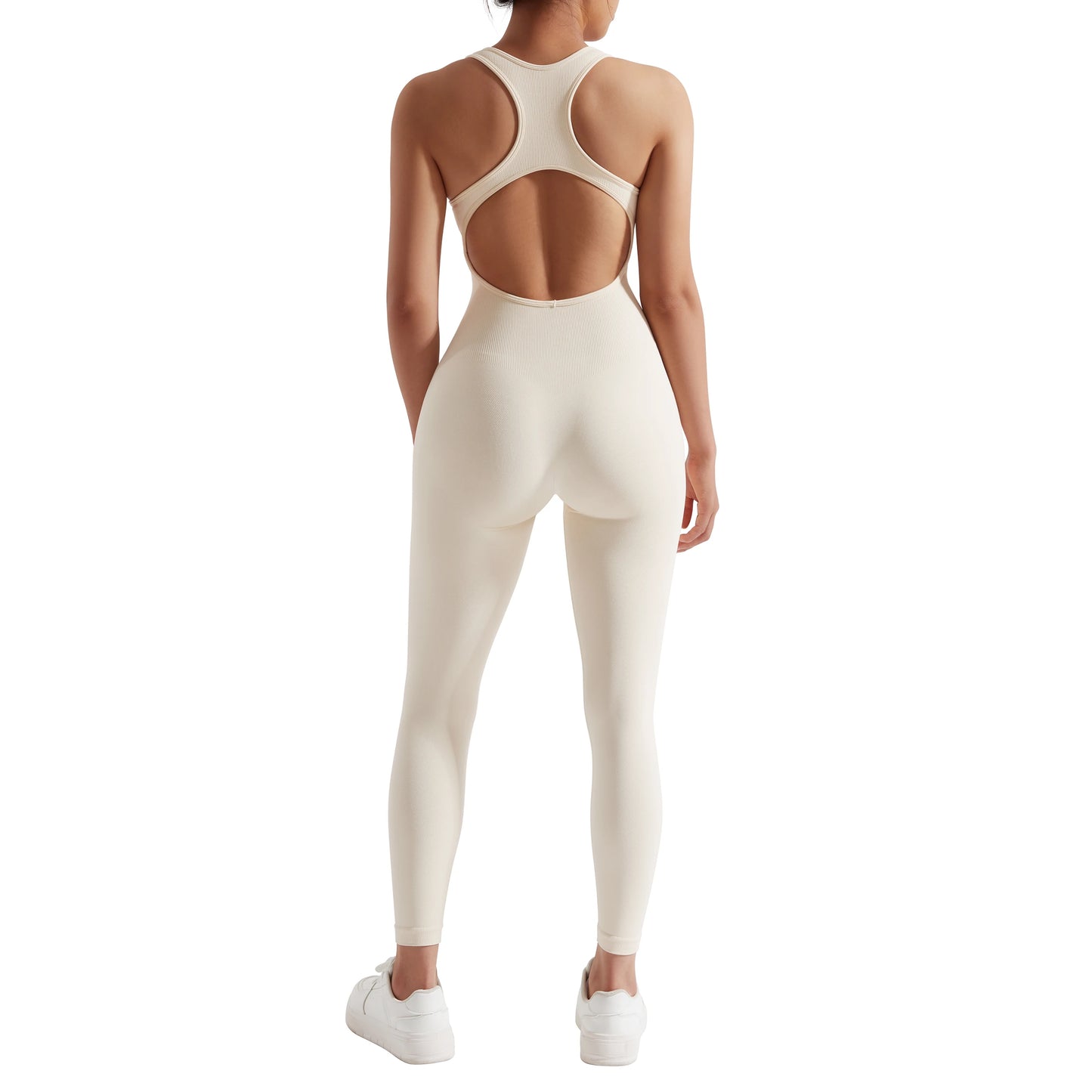 Women Bodysuit Jumpsuit All Season Romper Overalls Sportswear Fashion Streetwear Overalls One Piece Fitness Sports Bodysuits