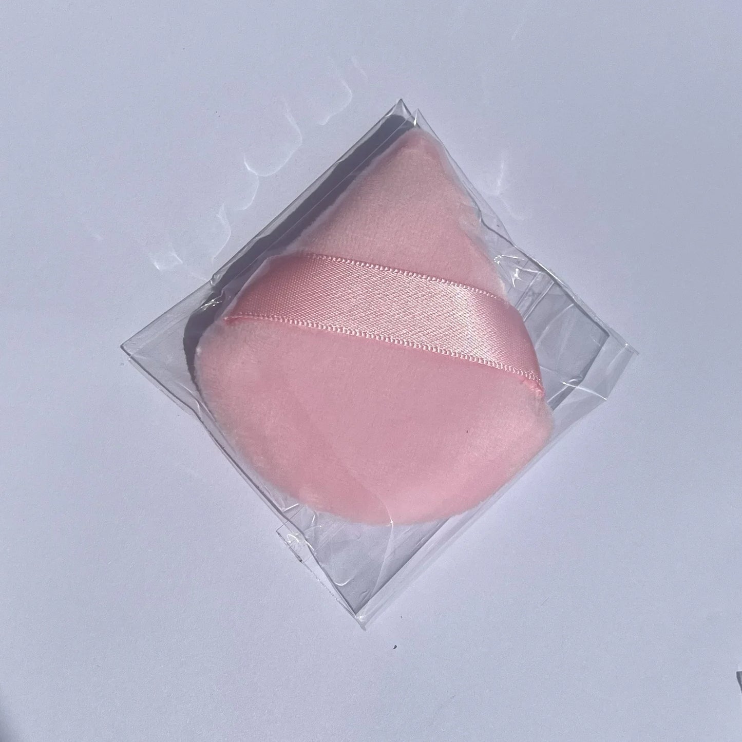 Triangle Velvet Powder Cosmetic Puff Colored Soft Smooth Dry Use Makeup Sponge Puff for Women Beauty Washable Face Makeup Tools