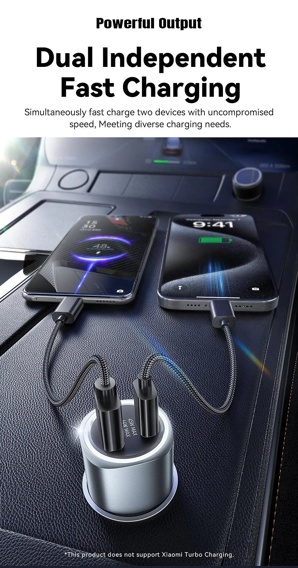 Essager USB C Car Charger 89W 2 Ports Super Fast Charge PD QC 3.0 Car Phone Charger For iPhone 15 Xiaomi Huawei Oneplus Realme