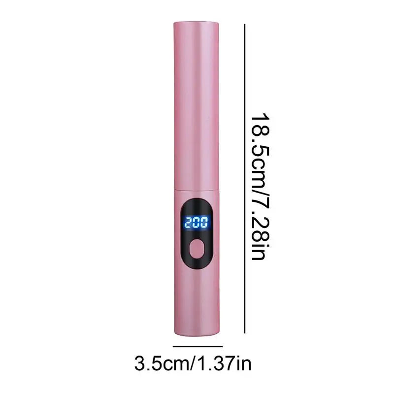 Curly Hair Straightener Iron Comb Cordless USB Charging Mini Hair
