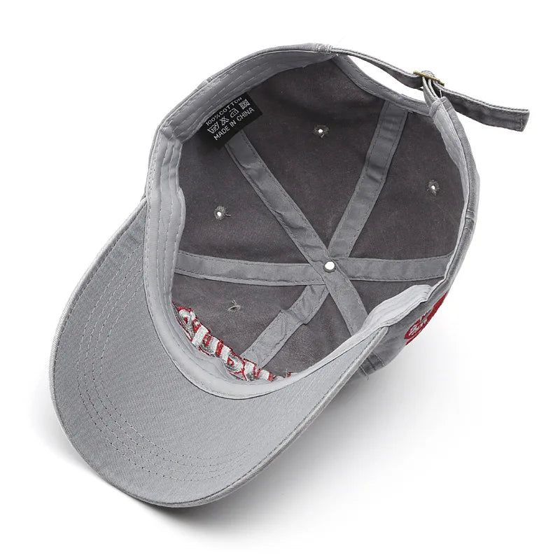 Embroidered Baseball Cap For Women Men New Spring Summer Solid Sunhat