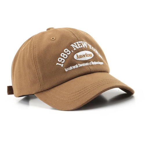 New Letters Embroidery Unisex Baseball Hats For Men Women Soft Cotton