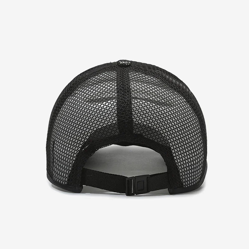 Men's Mesh Baseball Cap Breathable Summer Caps Dad Hat Outdoor Fishing