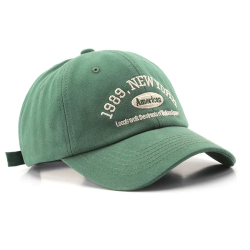 New Letters Embroidery Unisex Baseball Hats For Men Women Soft Cotton