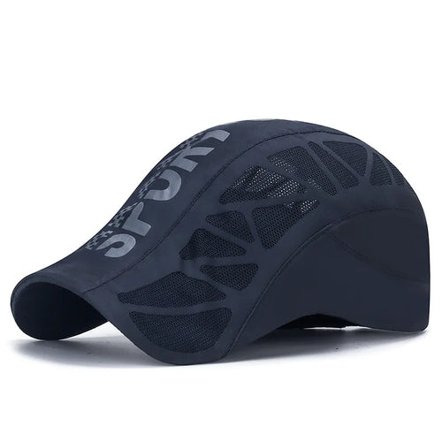 Summer New Sport Alphabet Forward Hat Men's Breathable Mesh Shade