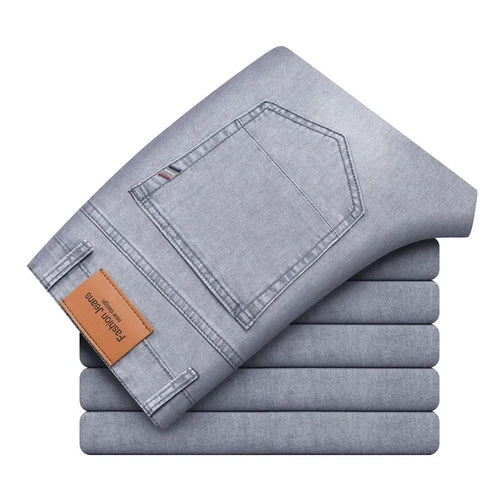 2024 Spring Summer Brand Men's Fit Straight Lightweight Cotton