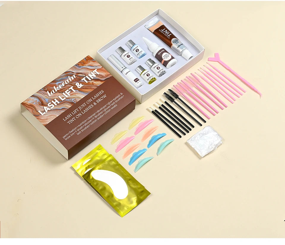 Lash Lift and Tint Kit Professional Eyelash Lifting Calia Perming Lashes Tint Brow Dye Eyes Makeup Tools Dropshipping