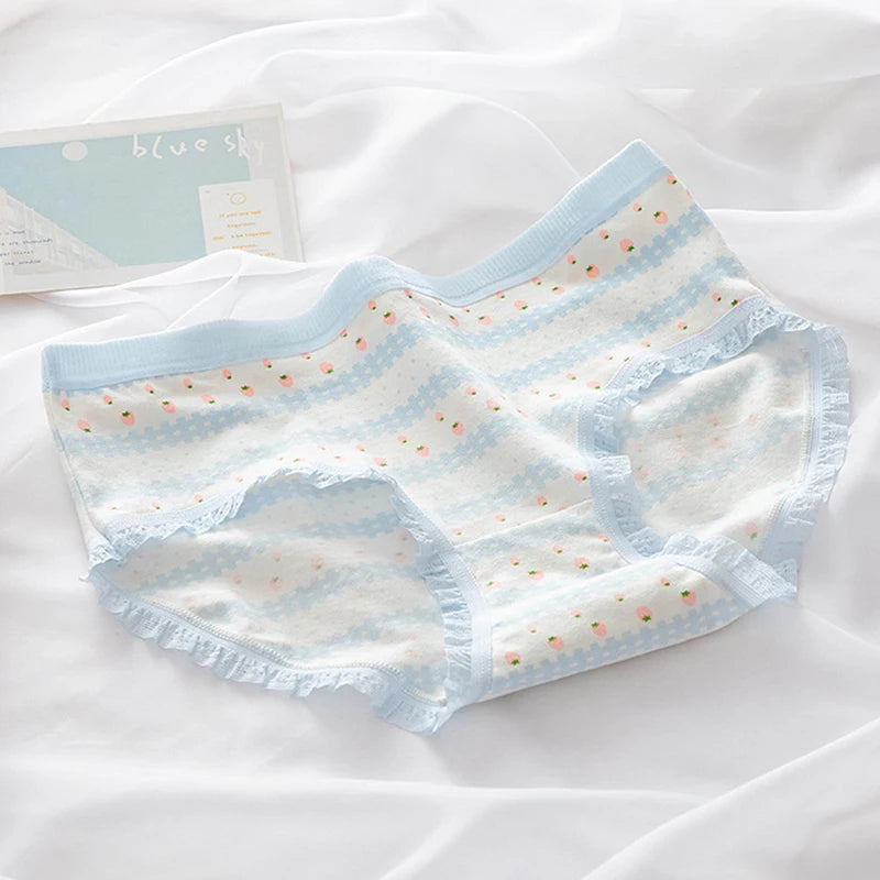 M-XL Cotton Panties Lovely Girl Lace Underpants Women's Traceless Comfort Briefs Women's Underwear Panty Sexy Lingerie