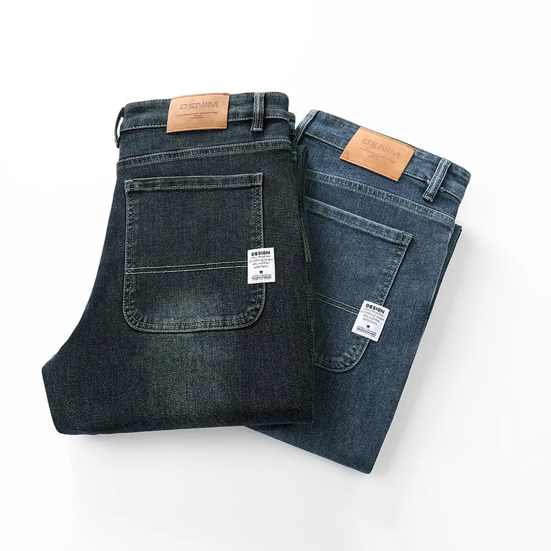 2025 New Y2K Autumn and Winter Baggy Jeans Men's Autumn and Winter