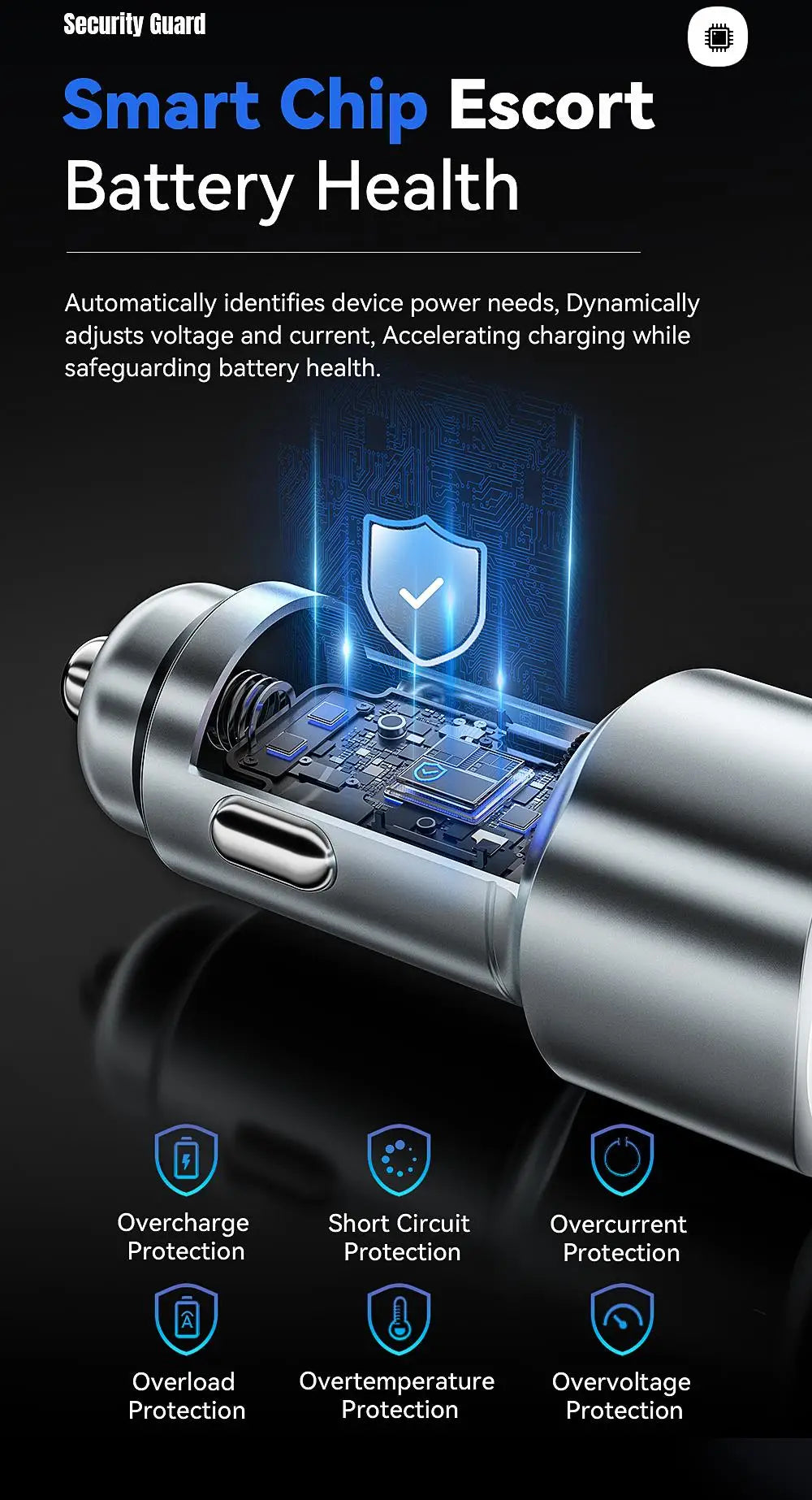 Essager USB C Car Charger 89W 2 Ports Super Fast Charge PD QC 3.0 Car Phone Charger For iPhone 15 Xiaomi Huawei Oneplus Realme