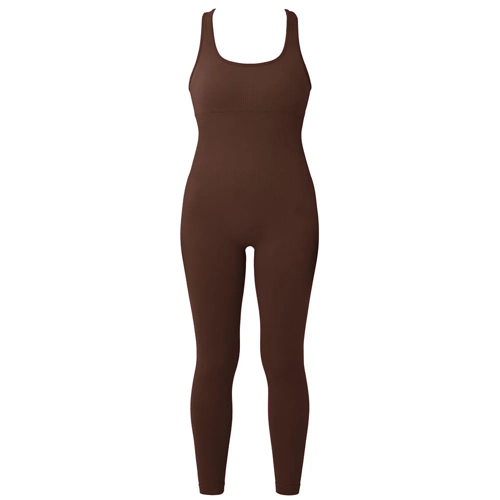 Women Bodysuit Jumpsuit All Season Romper Overalls Sportswear Fashion Streetwear Overalls One Piece Fitness Sports Bodysuits