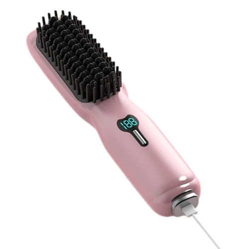 Cordless Hair Straightener Brush Hair Straightener Comb Mini Portable