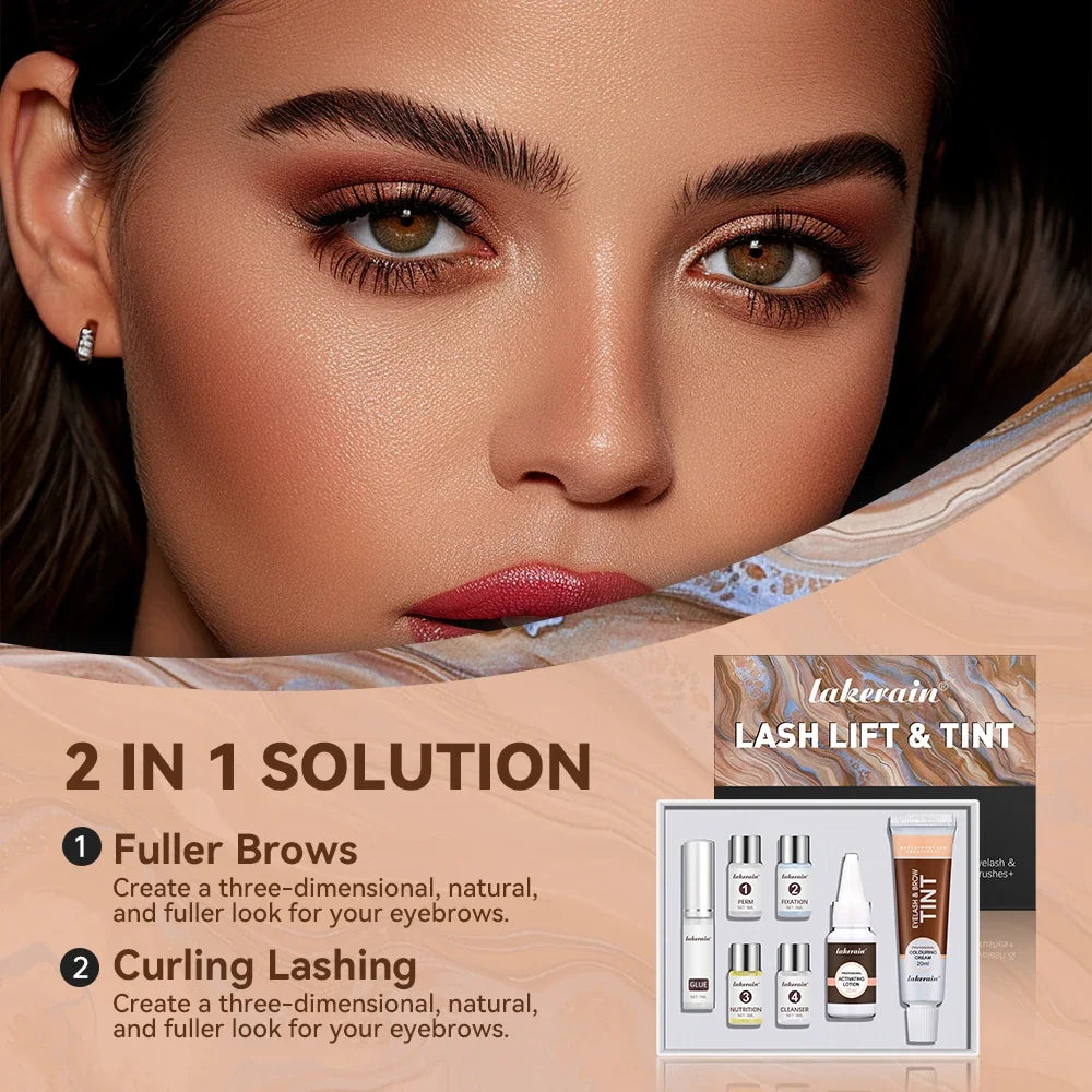 Lash Lift and Tint Kit Professional Eyelash Lifting Calia Perming Lashes Tint Brow Dye Eyes Makeup Tools Dropshipping