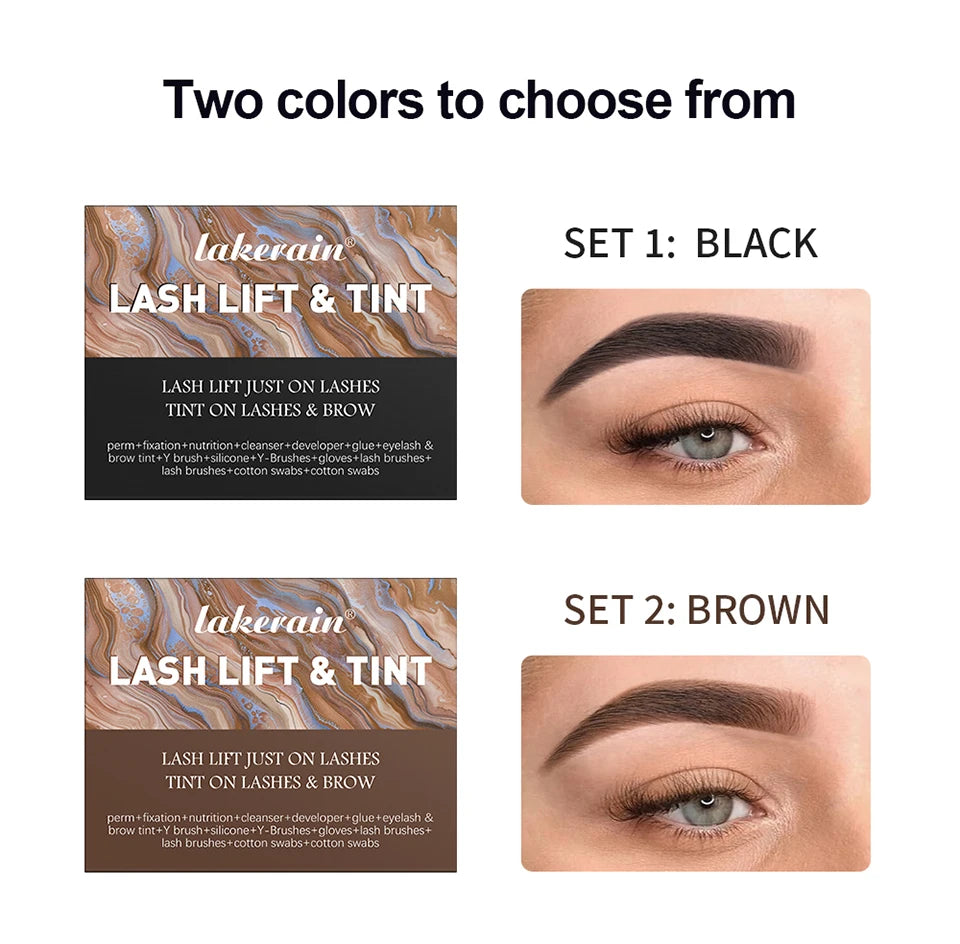 Lash Lift and Tint Kit Professional Eyelash Lifting Calia Perming Lashes Tint Brow Dye Eyes Makeup Tools Dropshipping