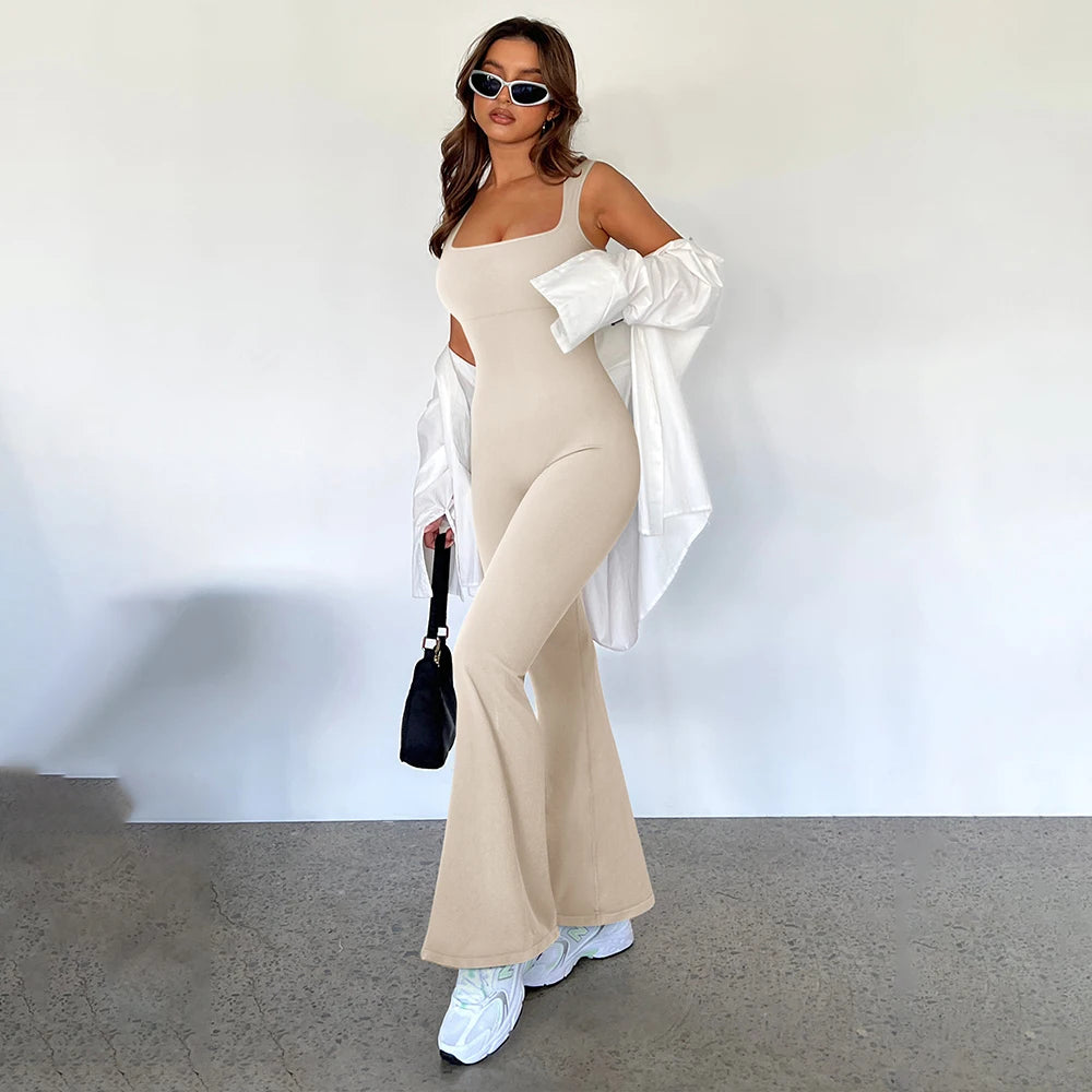 Women Bodysuit Jumpsuit All Season Romper Overalls Sportswear Fashion Streetwear Overalls One Piece Fitness Sports Bodysuits
