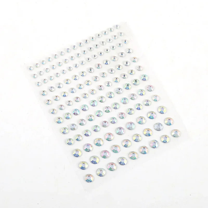 Glitter Face Jewelry Sticker Face Jewels Diamond Makeup Art Eyeliner Temporary Tattoo Party Bady Makeup Tools Eye Rhinestones