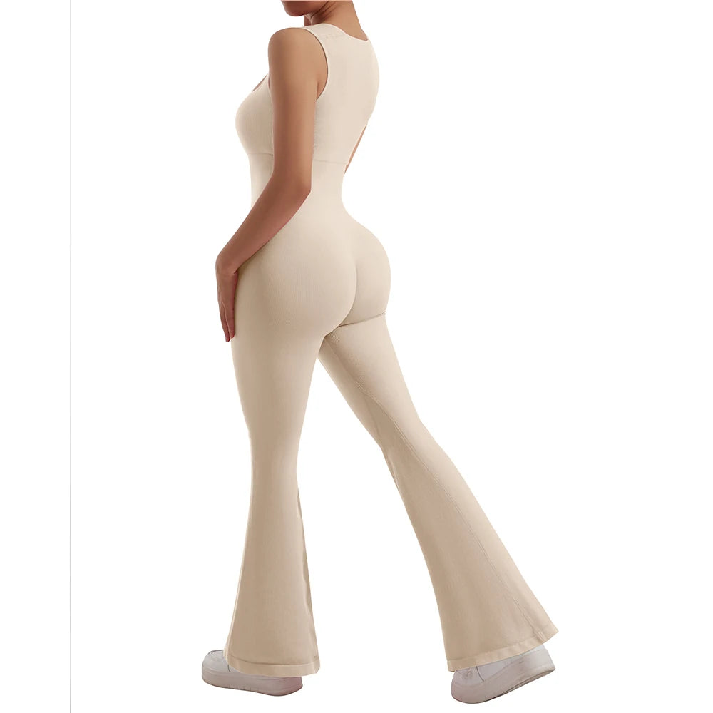 Women Bodysuit Jumpsuit All Season Romper Overalls Sportswear Fashion Streetwear Overalls One Piece Fitness Sports Bodysuits