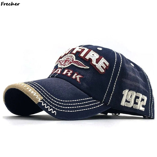 Men Rock Hip Hop Snapback Hat School Jeans Hat Letter Baseball Cap