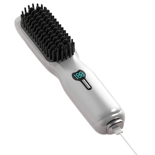 Cordless Hair Straightener Brush Hair Straightener Comb Mini Portable