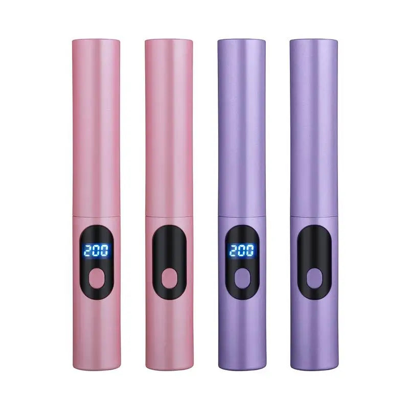 Curly Hair Straightener Iron Comb Cordless USB Charging Mini Hair