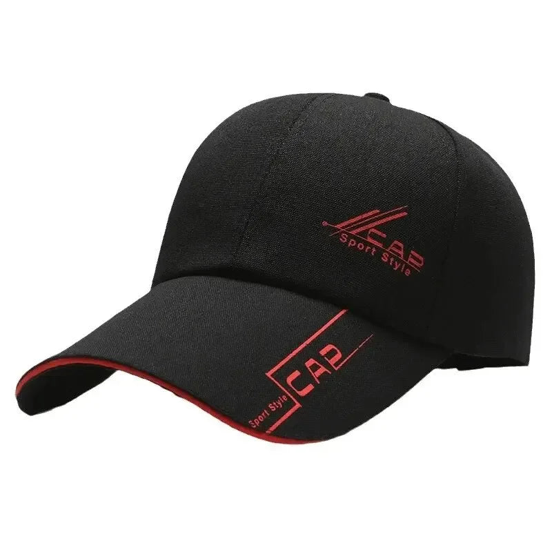 Hats, Men, Summer Long Brim, Baseball Caps, Spring Casual, Outdoor