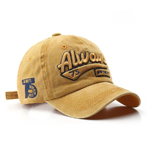 Embroidered Baseball Cap For Women Men New Spring Summer Solid Sunhat