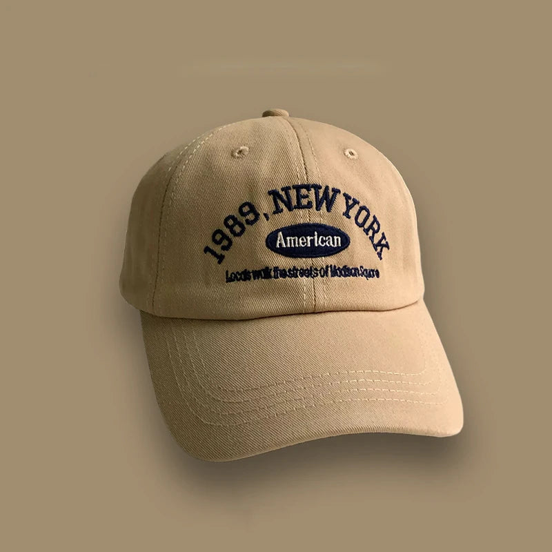Korean Retro Baseball Hat Women's Autumn Winter Versatile Ins Street