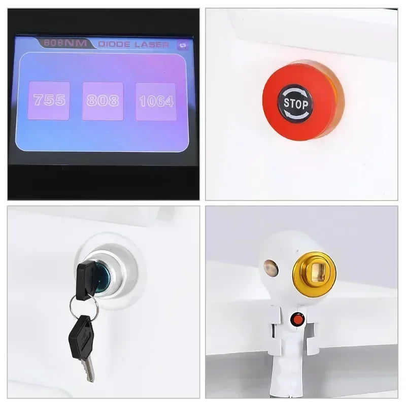 2025 New depiladora Diode Laser Hair Removal Machine Professional Laser Platinum Equipment Titanium Salon Spa Machine