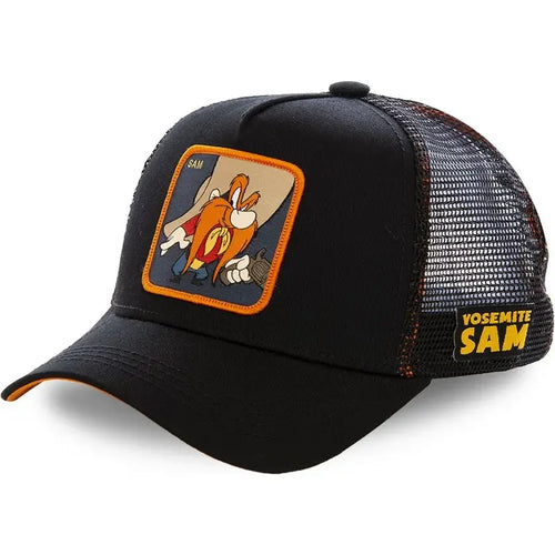 High Quality Brand Anime Cartoon Snapback Cotton Baseball Cap Men