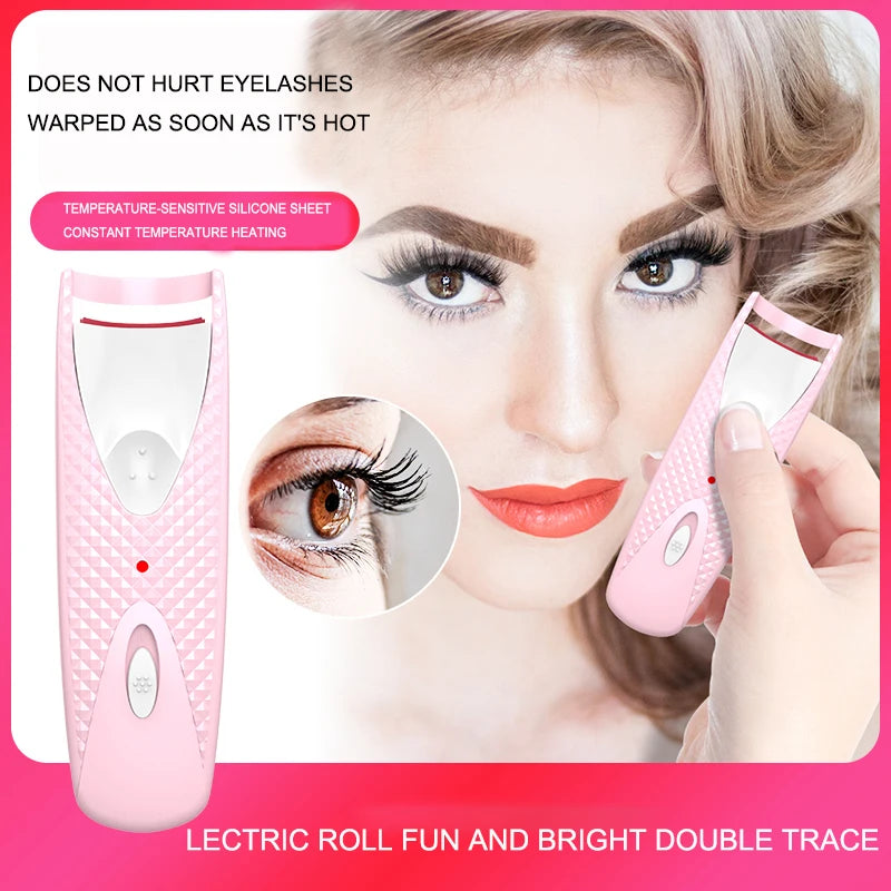Portable Electric Heated Eyelash Modeler, Heated Eye Lash, Durable, Curls, Thermal Curler, Makeup Tools
