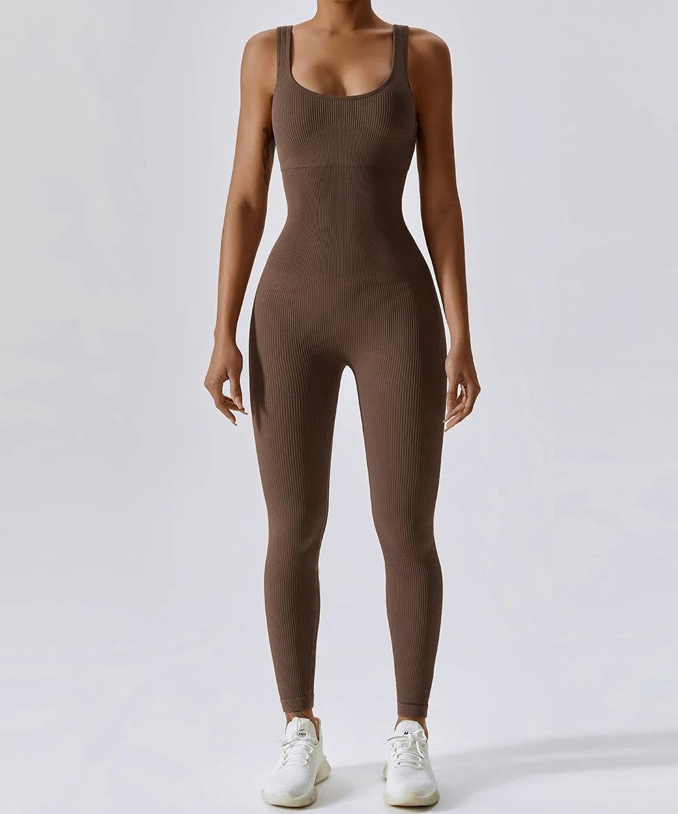 Women Bodysuit Jumpsuit All Season Romper Overalls Sportswear Fashion Streetwear Overalls One Piece Fitness Sports Bodysuits