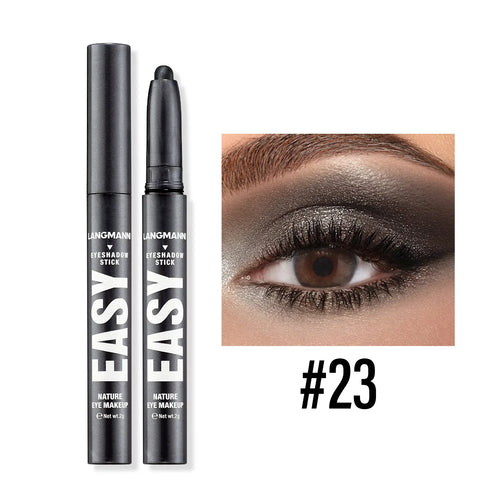 Metallic Pearlescent Eye Shadow Stick Shimmer Blue Eyeshadow Cream
