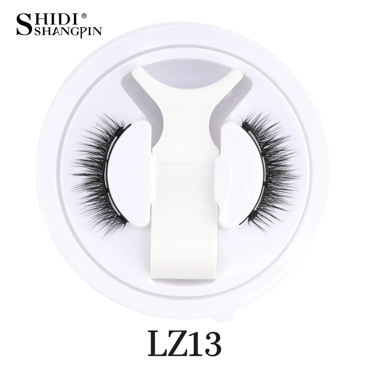 1 Pair Magnetic False Eyelashes Handmade 3D Natural False Eyelashes Reusable Magnetic Eyelashes Tweezers Set Makeup Tools