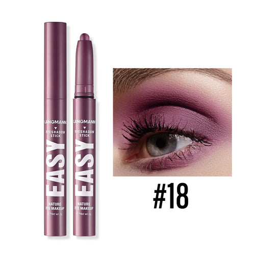 Metallic Pearlescent Eye Shadow Stick Shimmer Blue Eyeshadow Cream