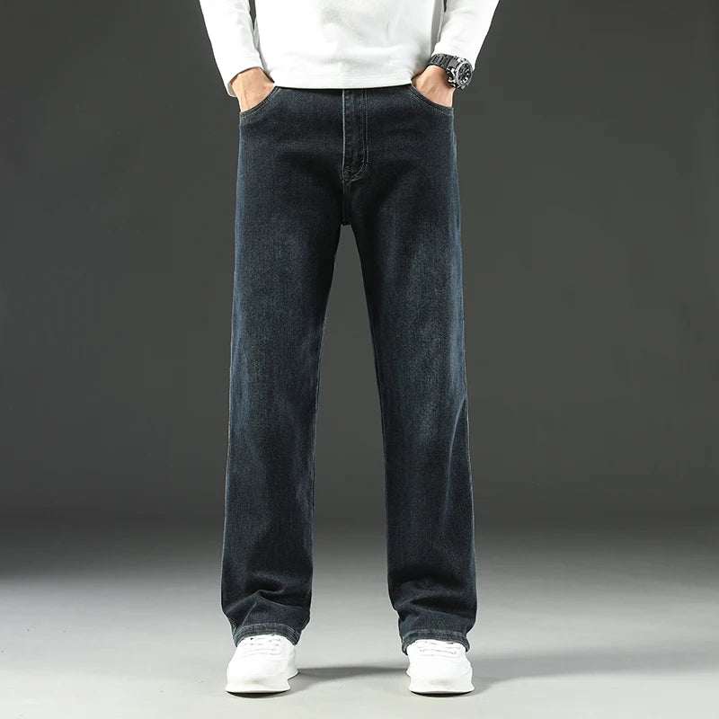 2025 New Y2K Autumn and Winter Baggy Jeans Men's Autumn and Winter