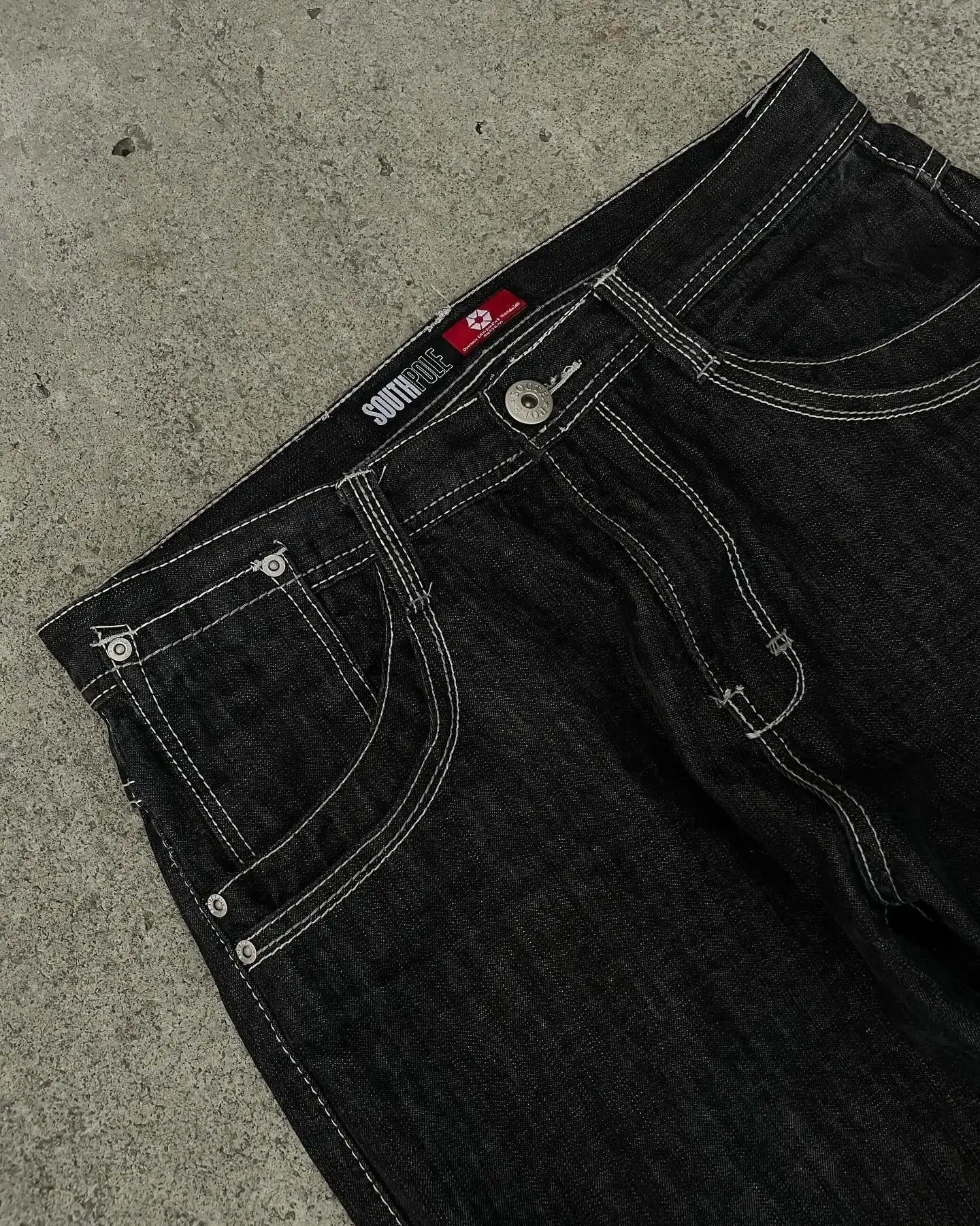 Y2K American Trendy Jeans Retro Gothic Graphic Embroidery Loose men s Jeans Harajuku Hip Hop Street Wide Leg Jeans Pants