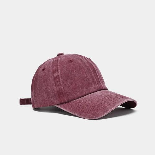 Baseball Cap Washed Cotton Men Women Snapback Hat Vintage Hip Hop Caps