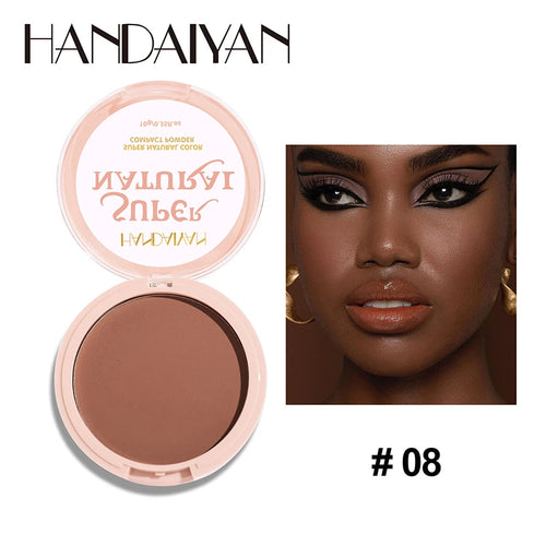 24 Hour Oil Control Pressed Powder Natural Matte Brighten Lasting