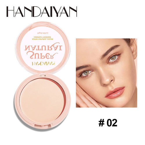 24 Hour Oil Control Pressed Powder Natural Matte Brighten Lasting