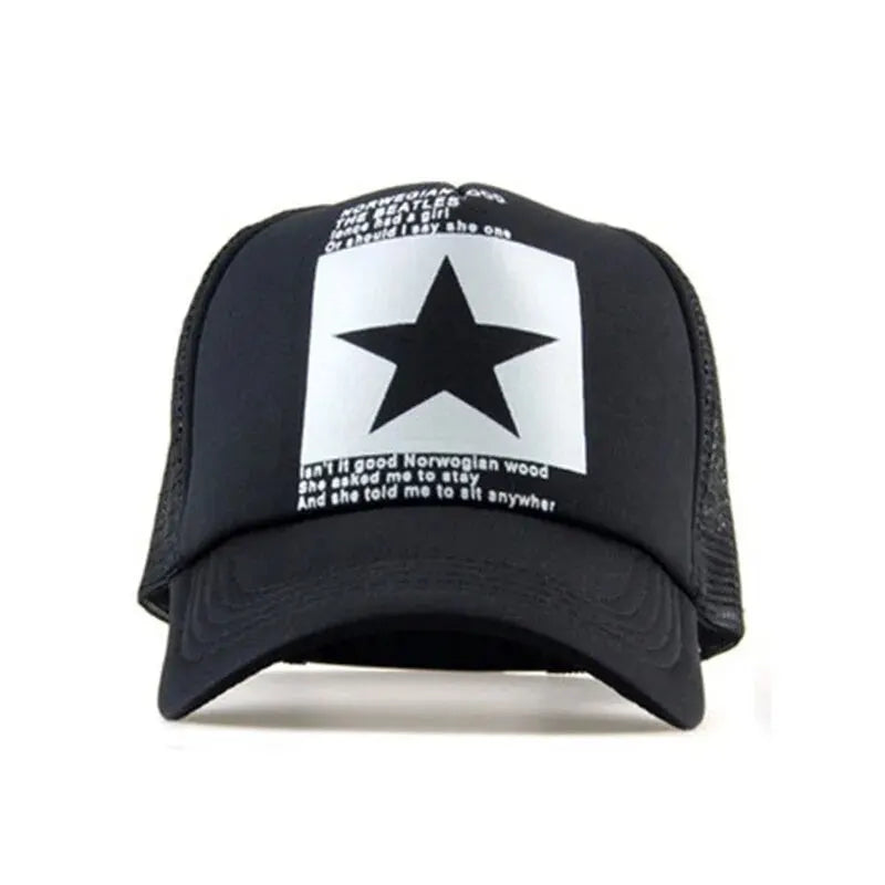 Fashion Spring Baseball Cap Snapback Mesh Hats Hip Hop Caps Cool Men