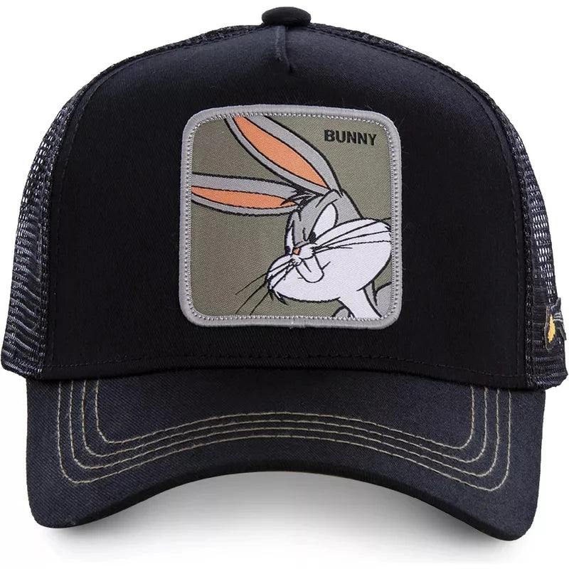 High Quality Brand Anime Cartoon Snapback Cotton Baseball Cap Men