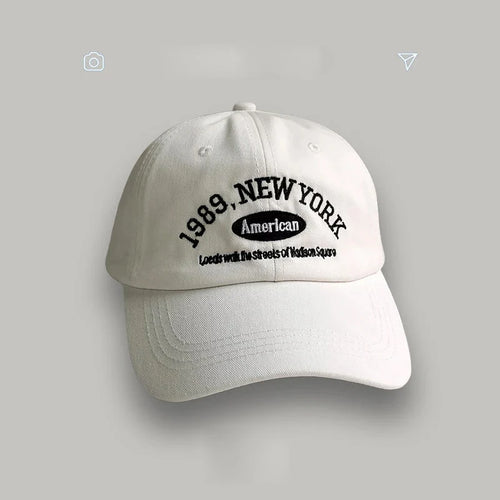 Korean Retro Baseball Hat Women's Autumn Winter Versatile Ins Street