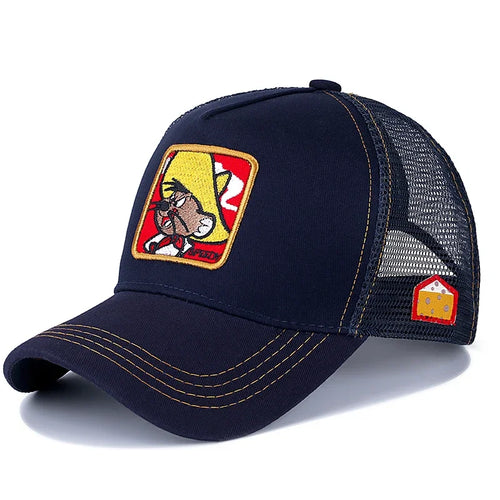 High Quality Brand Anime Cartoon Snapback Cotton Baseball Cap Men
