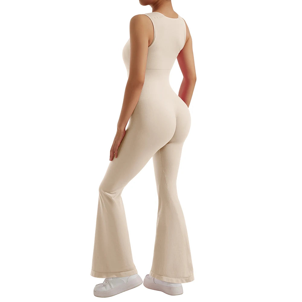 Women Bodysuit Jumpsuit All Season Romper Overalls Sportswear Fashion Streetwear Overalls One Piece Fitness Sports Bodysuits